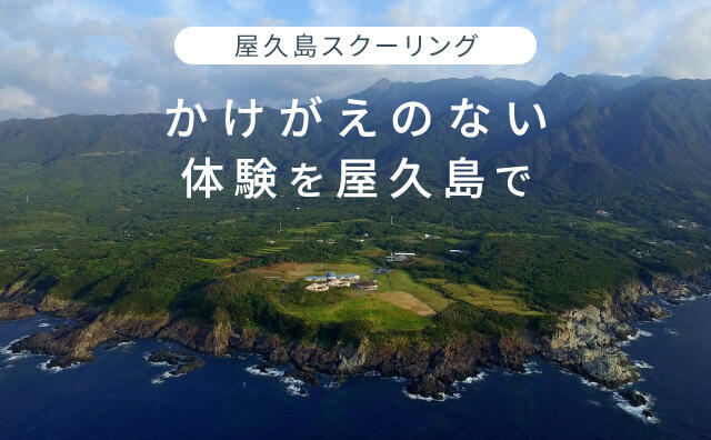 屋久島スクーリング かけがえのない体験を屋久島で