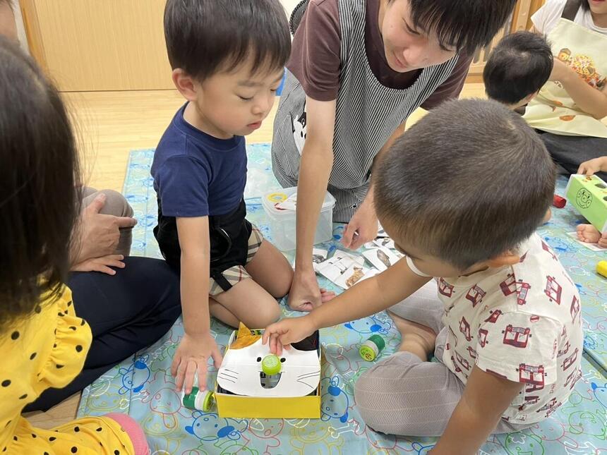 幼稚園児と生徒