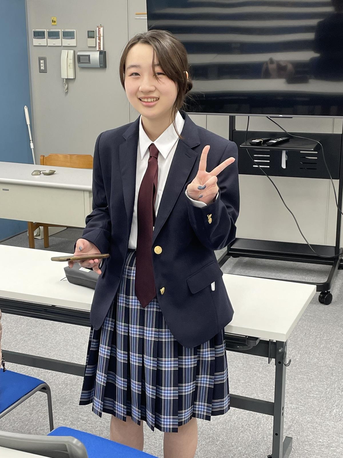 今年入学した1年生のKさん