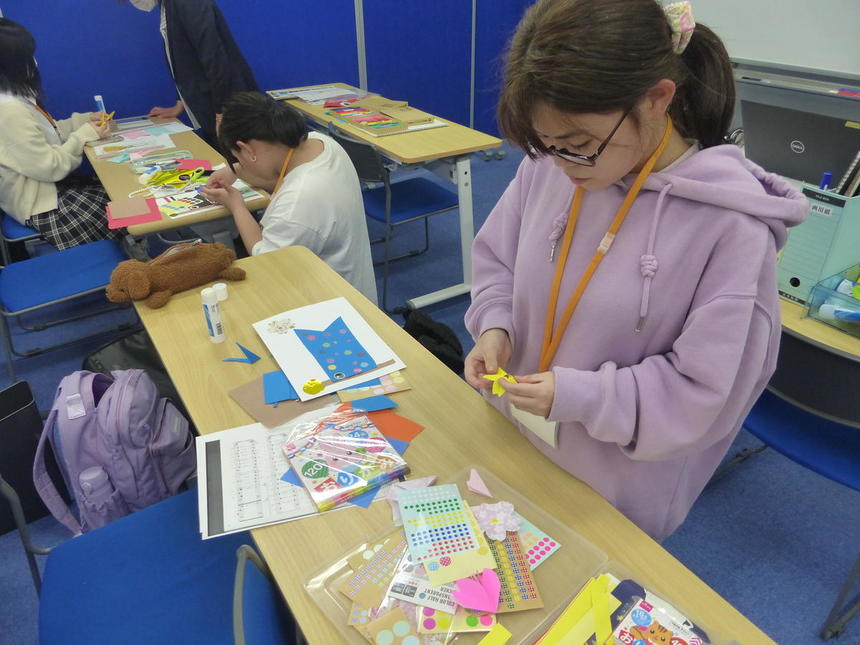 子ども・福祉コース体験会の様子