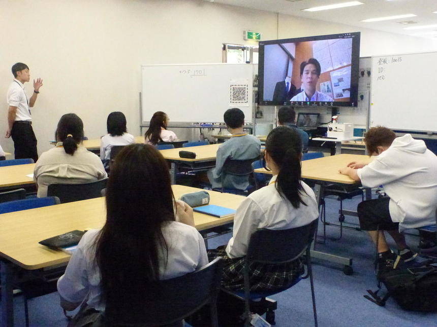 始業式の様子