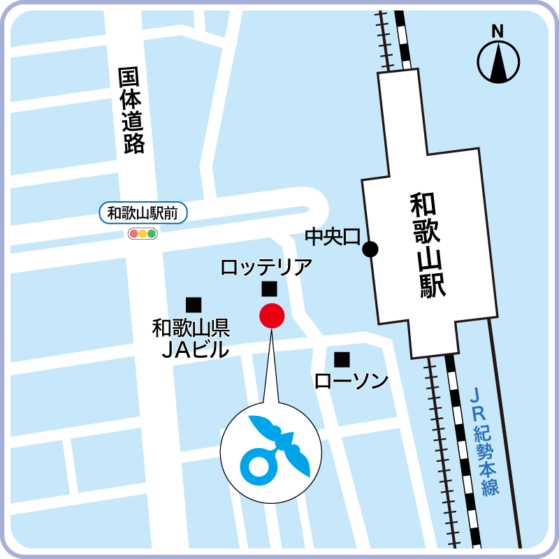 和歌山キャンパスの地図